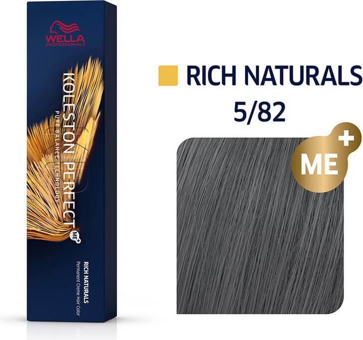 Produktbild Wella Koleston Rich Naturals 5/82 hellbraun perl-matt 60 (5, 82)