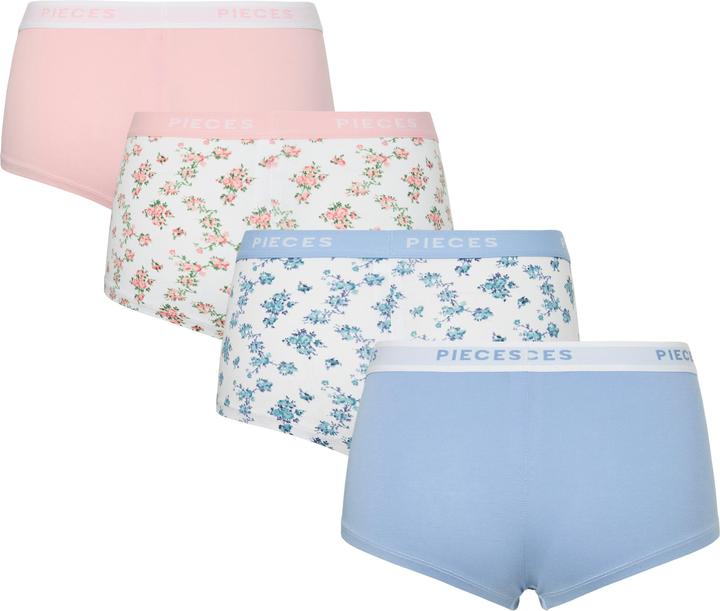 Immagine prodotto Pieces PCLOGO 4er-Pack Boxershorts (XS, confezione da 4)