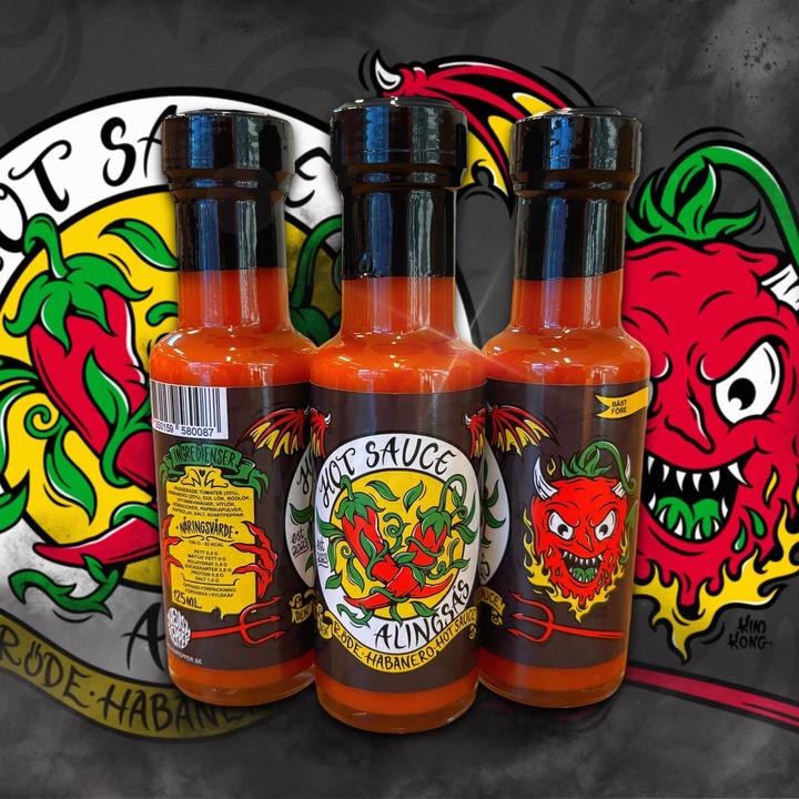 Image du produit Hot Sauce Alingsås Den Röde (125 ml) - Scharfe Sauce (250 g)