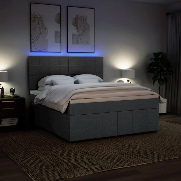Produktbild VidaXL Bo x springbett mit Matratze 180 x 200 cm Stoff (180 x 200 cm, 180 x 200 cm)