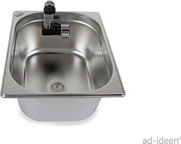 Actual product image Ad-Ideen Stainless Steel Camping Sink