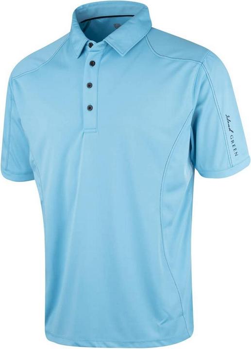 Island Green Poloshirt Abgesteppt Emblem