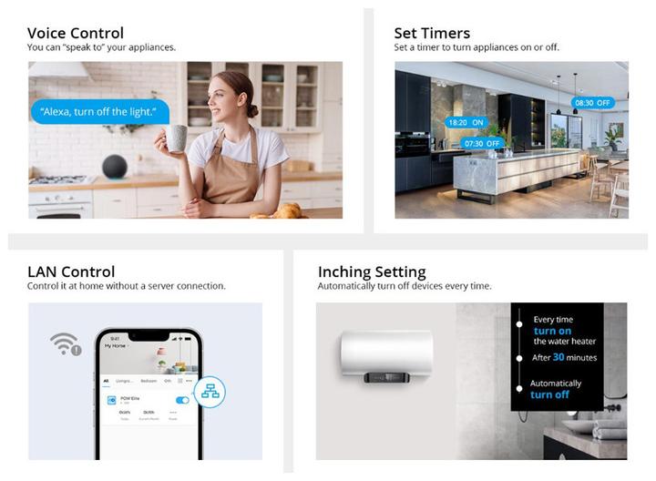 Image du produit Sonoff Commutateur de compteur électrique intelligent Wi-Fi POWR320D (Actionneur de chauffage)