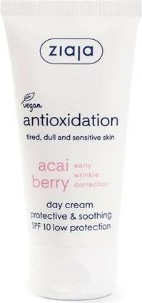 Image du produit Ziaja Crème Protectrice Jour SPF 10 Baie d'Acaï 50 Ml (50 ml, Crème de jour, Jusqu'à SPF 10)
