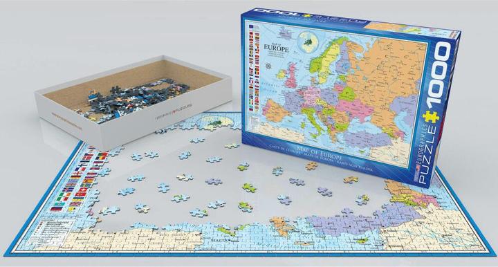 Actual product image Eurographics Map of Europe (1000 pieces)
