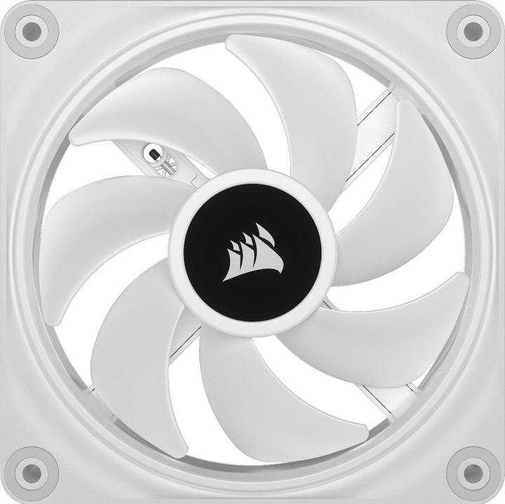 Immagine prodotto Corsair Ventola iCUE LINK QX120 RGB 120 mm PWM (bianca, starter kit) (120 mm, 3 x)