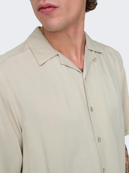 Produktbild Only & Sons Einfarbiges Kurzarmhemd (XL)