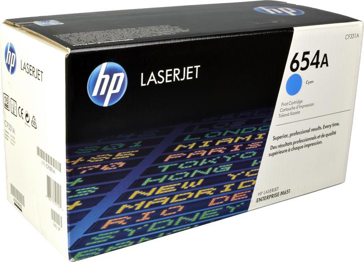 Actual product image HP 654a (C)