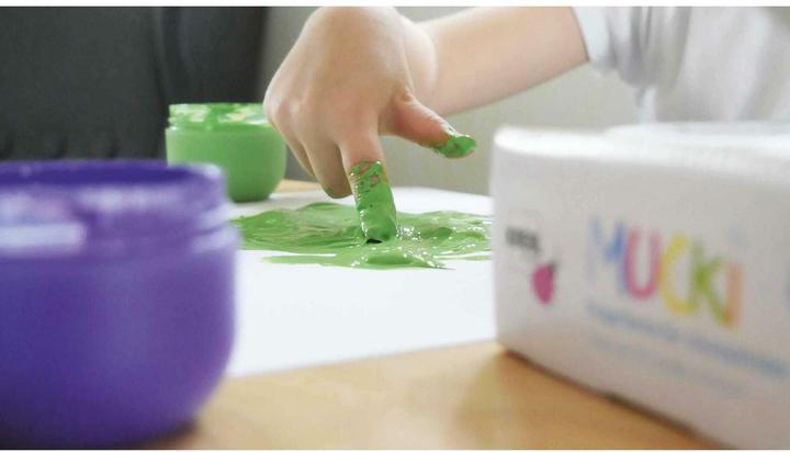 Produktbild Kreul Mucki Fingerfarbe für Glückskinder (Multicolor, 300 ml)