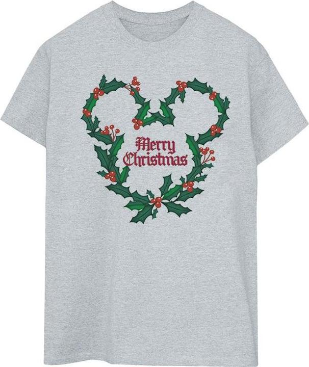 Disney Mickey Mouse Merry Christmas Holly TShirt (3XL)