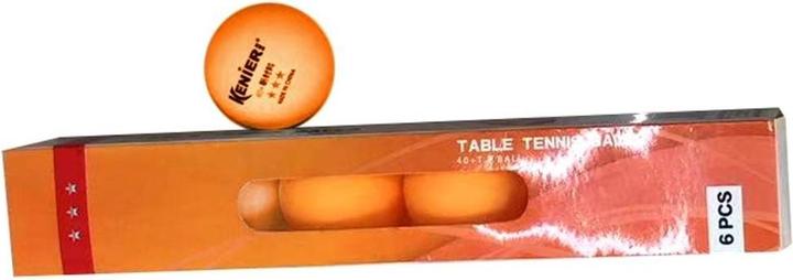 MADE Orange Tischtennisbälle, 6 Stk (6 Stk.)