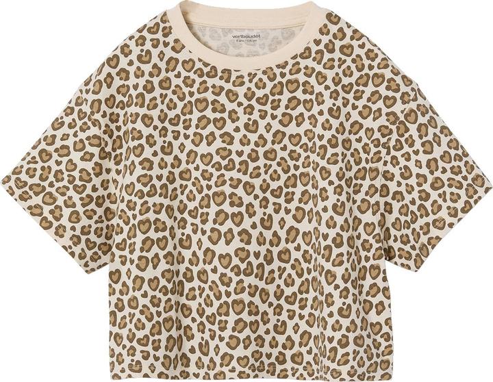 Vertbaudet Mädchen T-Shirt in Cropped-Länge (128)
