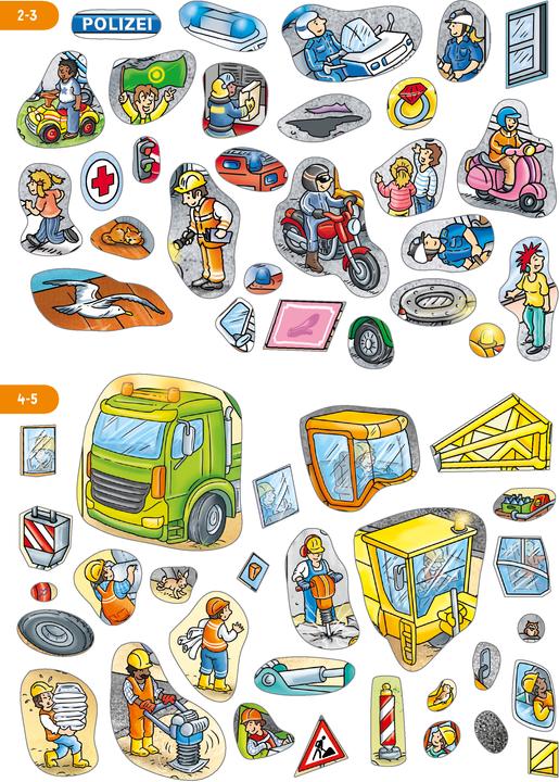 Image du produit Ravensburger Wimmeln, Rätseln, Stickern: Fahrzeuge
