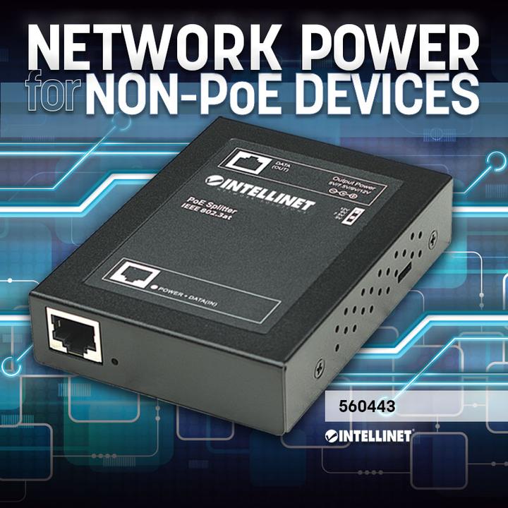 Produktbild Intellinet PoE+, Fast Ethernet
