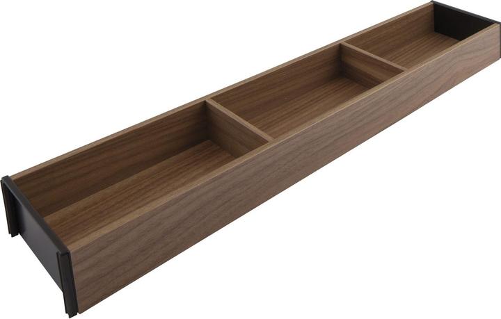 Blum Ambia-Line drawer frame narrow - 572x100x50mm, Tennessee nut steel
