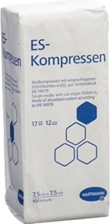 Hartmann ES-Kompressen 12fach 7.5x7.5cm
