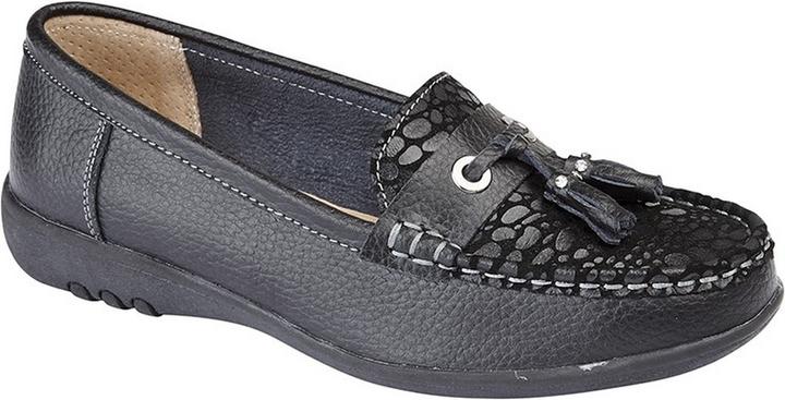 Image du produit Boulevard Chaussures extra larges Reptil Print Tassel (41)