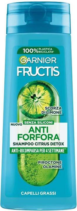 Garnier Fructis Anti-Dandruff Shampoo for Oily Hair with Cleansing Effect 250ml (250 ml)
