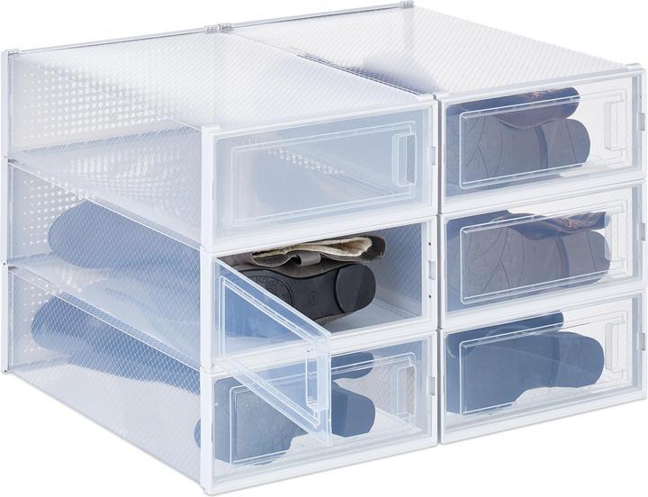 Actual product image Relaxdays shoe boxes (31.5 x 52 x 13.5 cm)