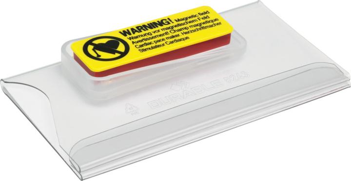 Image du produit Durable Badge en plastique rigide avec aimant anti-rotation