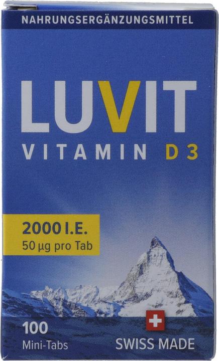Image du produit Luvit Vitamine D3 Mini-Comprimés (100 pièce(s), Cachets, 35 g)
