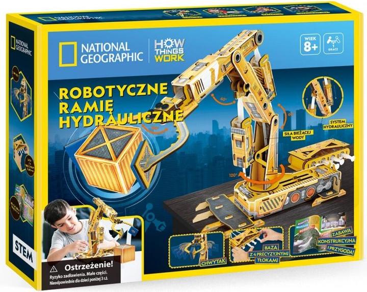 Cubicfun 3D Puzzle Robotic Hydraulic Arm National Geographic DS1092H Cubic Fun (4 pieces)