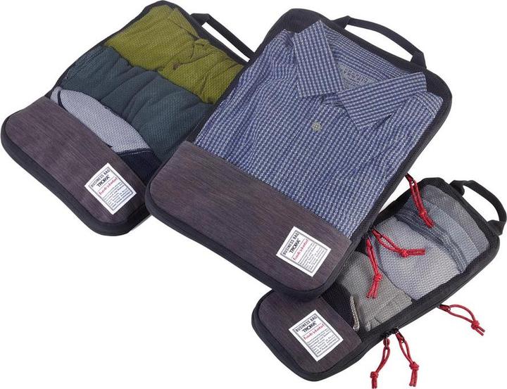 Produktbild Troika BUSINESS PACKING CUBES Reise-Kompressionstaschen Set, grau/schwarz