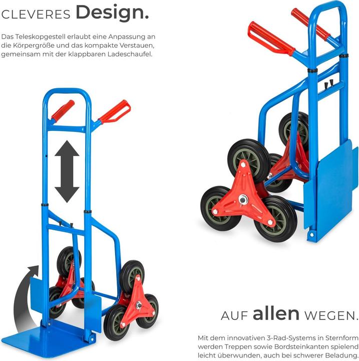 Produktbild tectake Treppensackkarre (100 kg)
