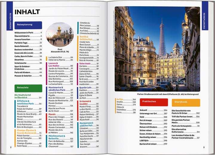 Nährwerte und Zutaten Reiseführer Paris (Deutsch, Madeleine Rothery, Alexis Averbuck, Nicola Leigh Stewart, Fabienne Fong Yan, Jean-Bernard Carillet, Rooksana Hossenally, 2024)