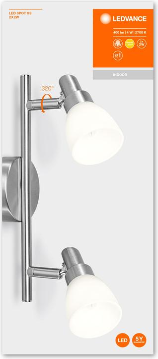 Produktbild Ledvance Led Spot (400 lm, G9)