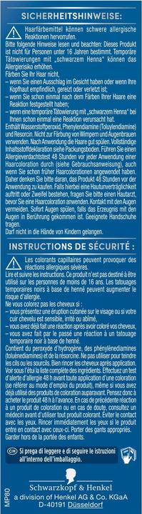 Produktbild Schwarzkopf Men Perfect Anti-Grau Tönungs-Gel (80 Natur Schwarzbraun)