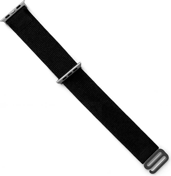 Produktbild Hurtel Strap with Alpine steel buckle for Apple Watch 38/40/41 mm - black (Kunststoff)