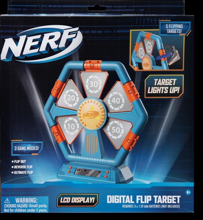 Actual product image Jazwares Nerf -digital folding target