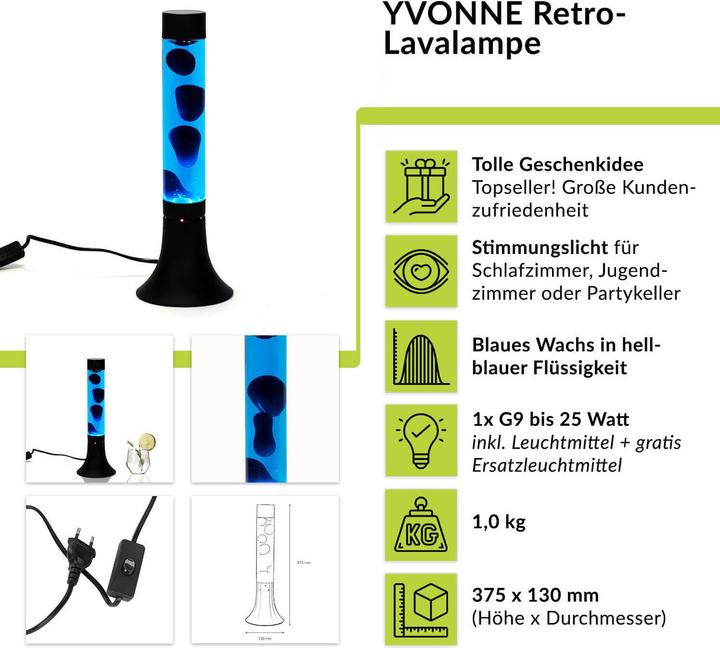Produktbild Licht-Erlebnisse Yvonne (210 lm, G9)