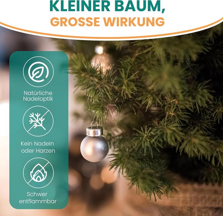 Produktbild Gartenpirat Künstlicher Weihnachtsbaum inkl. Lichterkette (45 cm)
