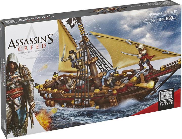 Produktbild Mega Bloks Assassin's Creed Kanonenboot-Entermanöver