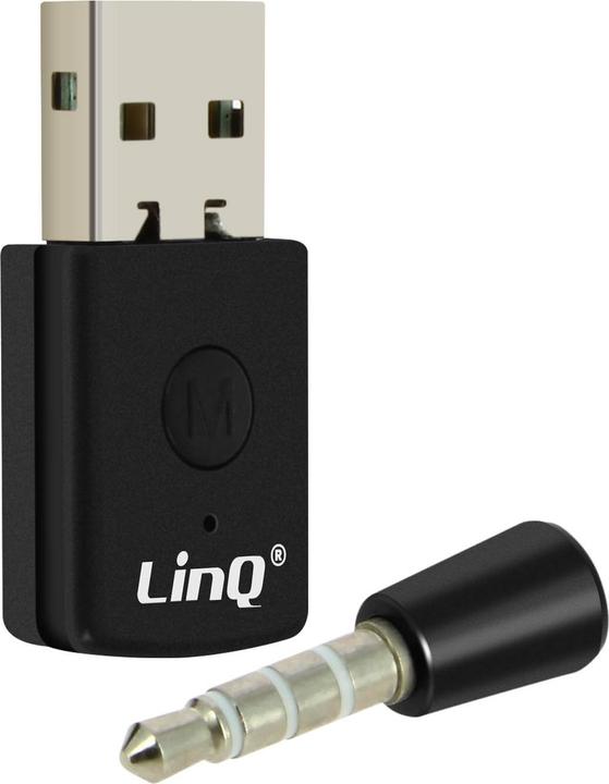 Immagine prodotto LinQ Adattatore Bluetooth 4.0 per PS4 (USB-A, Jack da 3.5mm)