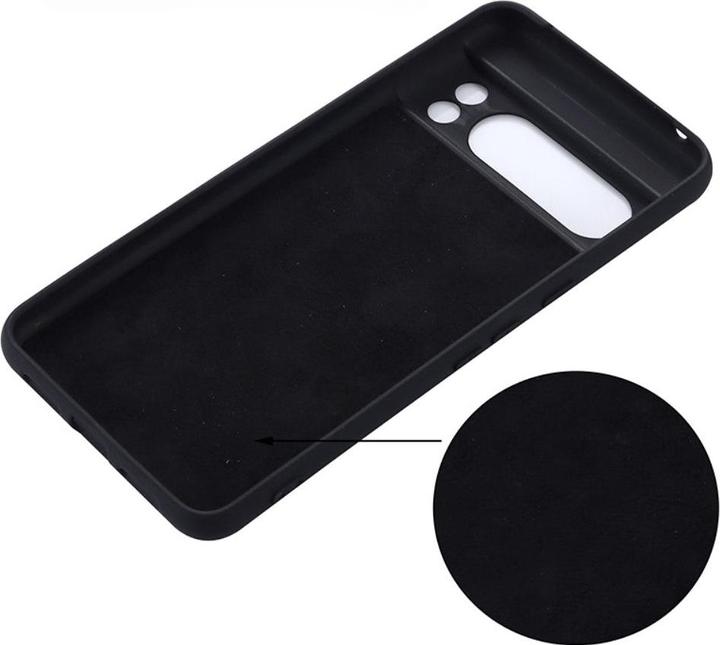Produktbild Cover-Discount Google Pixel 8 Pro - Silikon Gummi Hülle schwarz (Google Pixel 8 Pro)