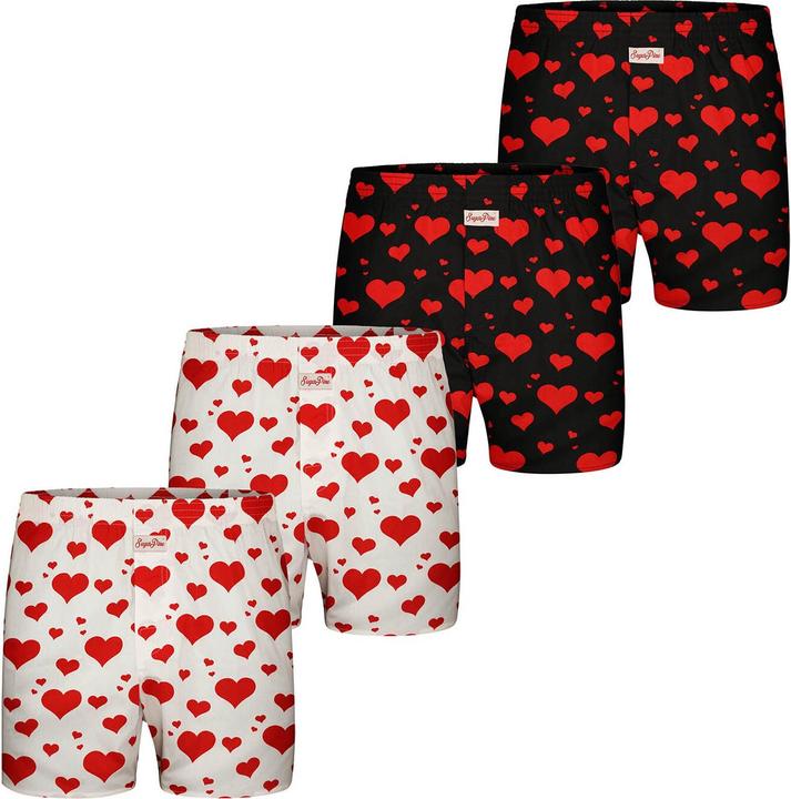 Sugar Pine Boxer Valentinstag (XXL, 4er Pack)