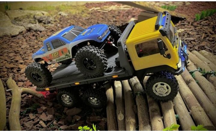 Actual product image Absima CR18P Tow Truck 6x6 Brushless 1:18 RC model truck electric crawler four-wheel drive