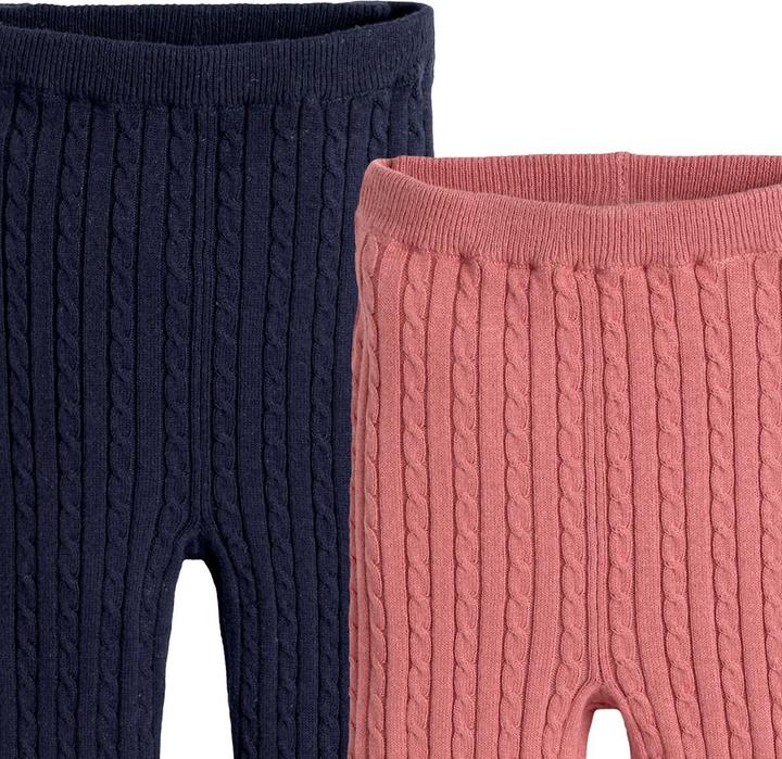 Produktbild La Redoute Collections 2er-Pack Leggings mit Zopfmuster