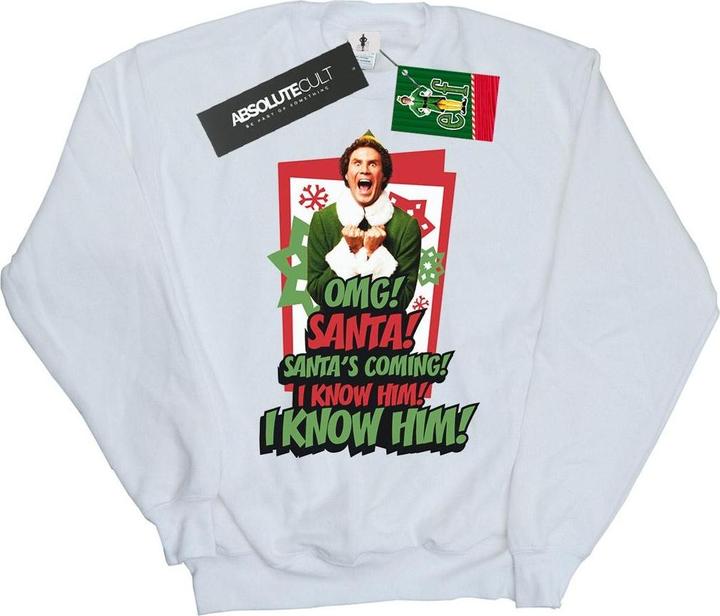 Elf OMG Santa Sweatshirt Mädchen