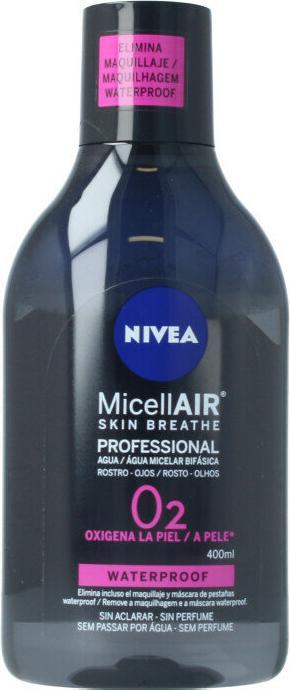Actual product image NIVEA MicellAIR Micellar Water Waterproof (400 ml) (Micelle water, 400 ml)