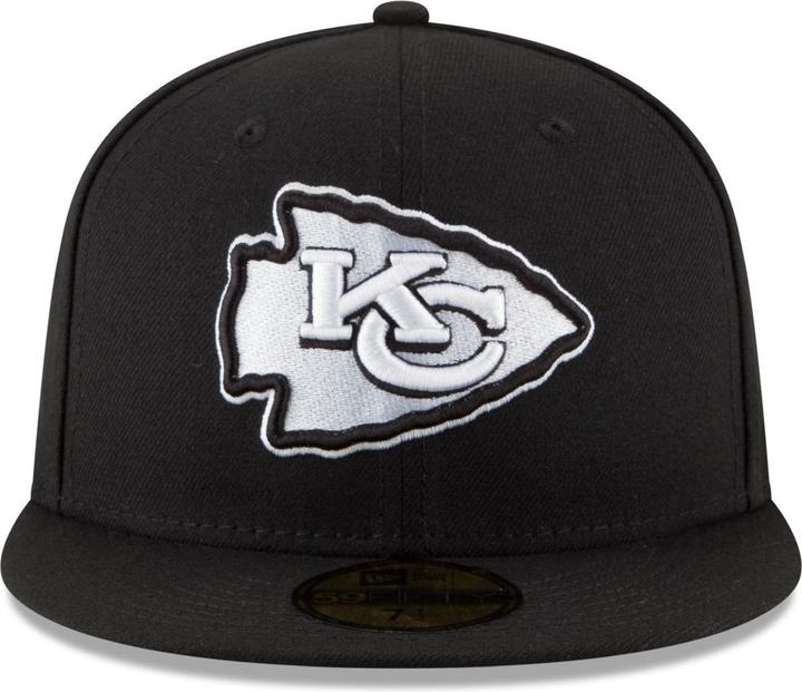 Actual product image New Era 59Fifty Fitted Cap - BLACK Kansas City Chiefs (7 1/8)
