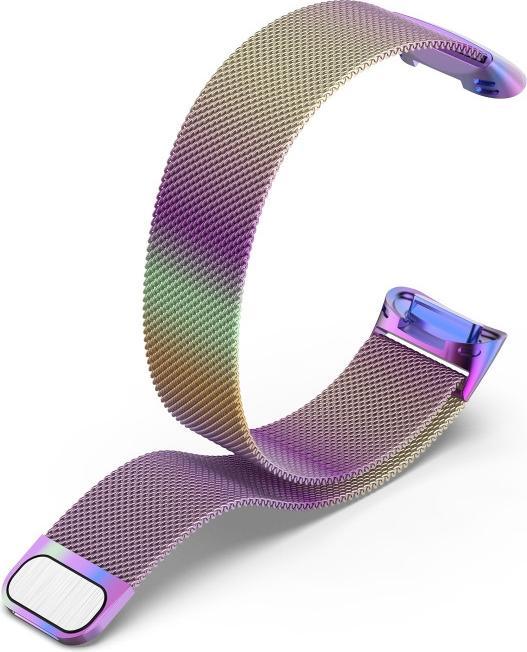 Produktbild Cover-Discount Fitbit Charge 5 - Milanese Edelstahl Armband Regenbogen (Edelstahl)