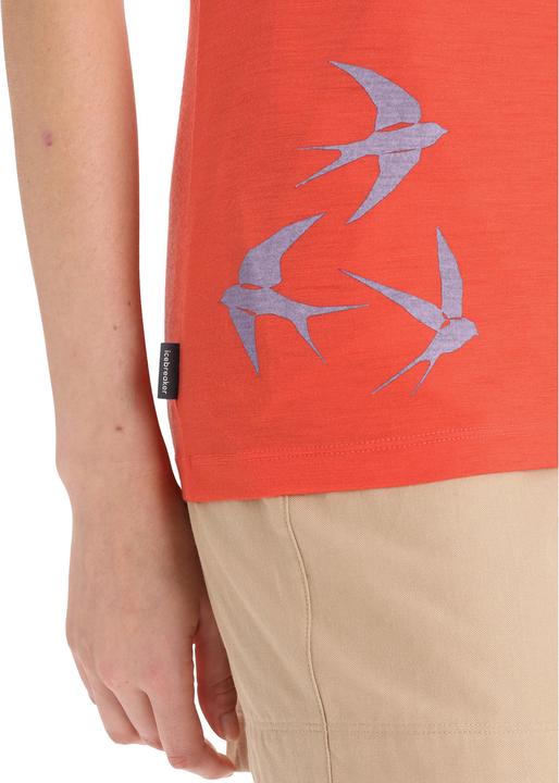 Produktbild Icebreaker Women's Tech Lite II S/S Scoop Swarming Shapes (XS)