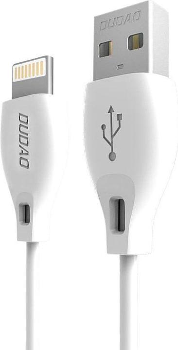 Produktbild Dudao cable USB / Lightning cable 2.4A 1m white (L4L 1m white) (1 m, USB 1.0)