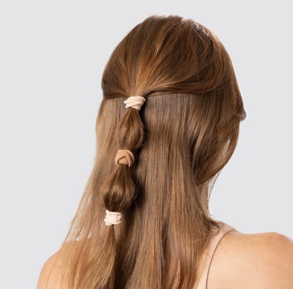 Immagine prodotto Kitsch Recycled Nylon Haargummis – 20er Set Blush (Elastico per capelli)