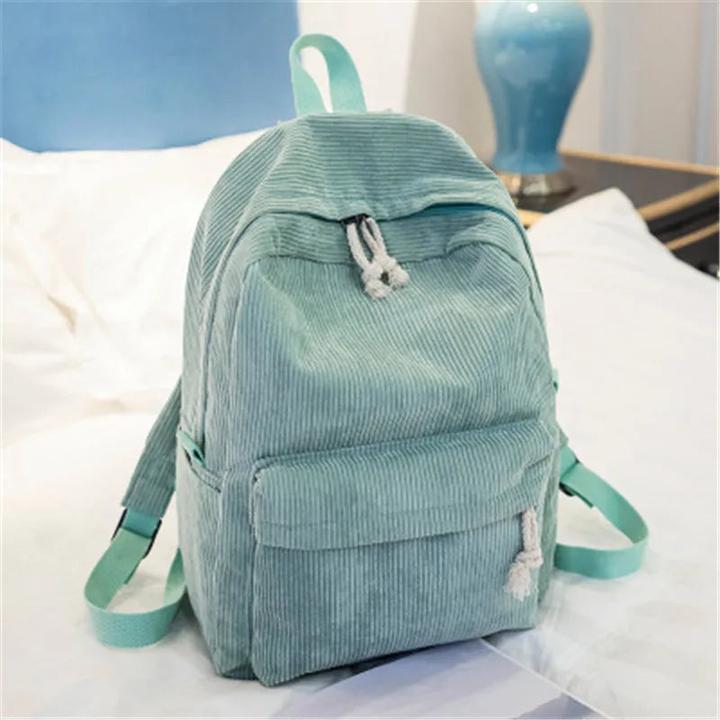 Only-Bags.Store Personalisierte Cord Schulranzen Rucksack