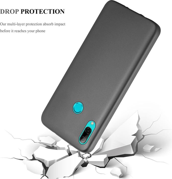 Actual product image Cadorabo TPU Matt Metallic Cover (Huawei P Smart (2019))